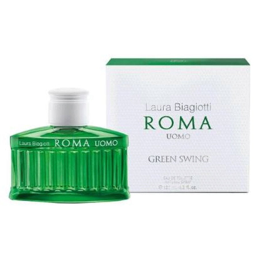 Laura Biagiotti, Roma Uomo Green Swing, Eau De Toilette, For Men, 125 ml