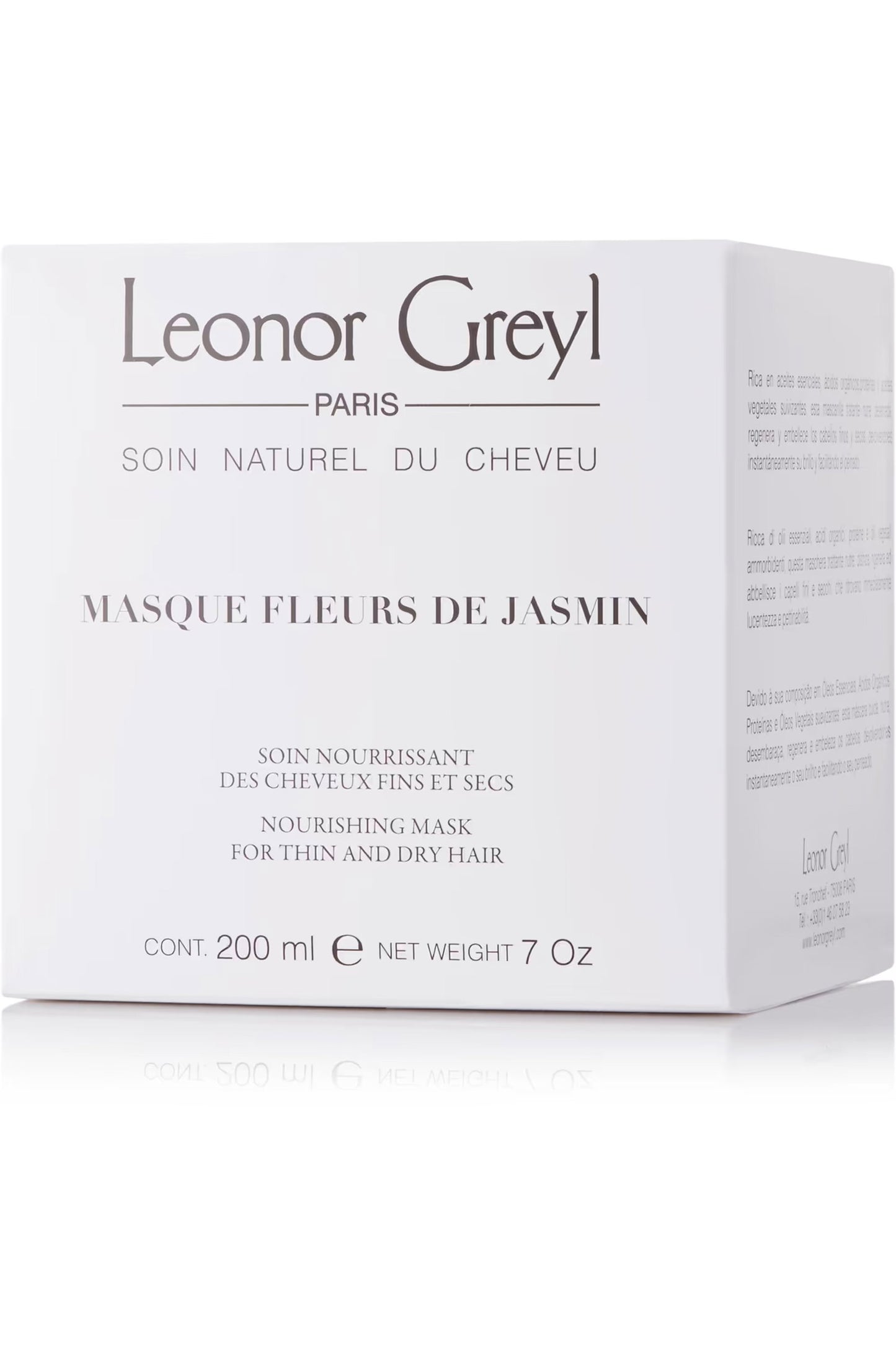 Leonor Greyl, Fleurs De Jasmin, Hair Treatment Cream Mask, For Nourishing, 200 ml - view 2