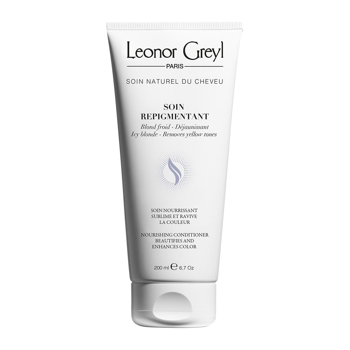 Leonor Greyl, Soin Repigmentant, Hair Colour Conditioner, Icy Blonde, Enhances Color Vibrancy, 200 ml