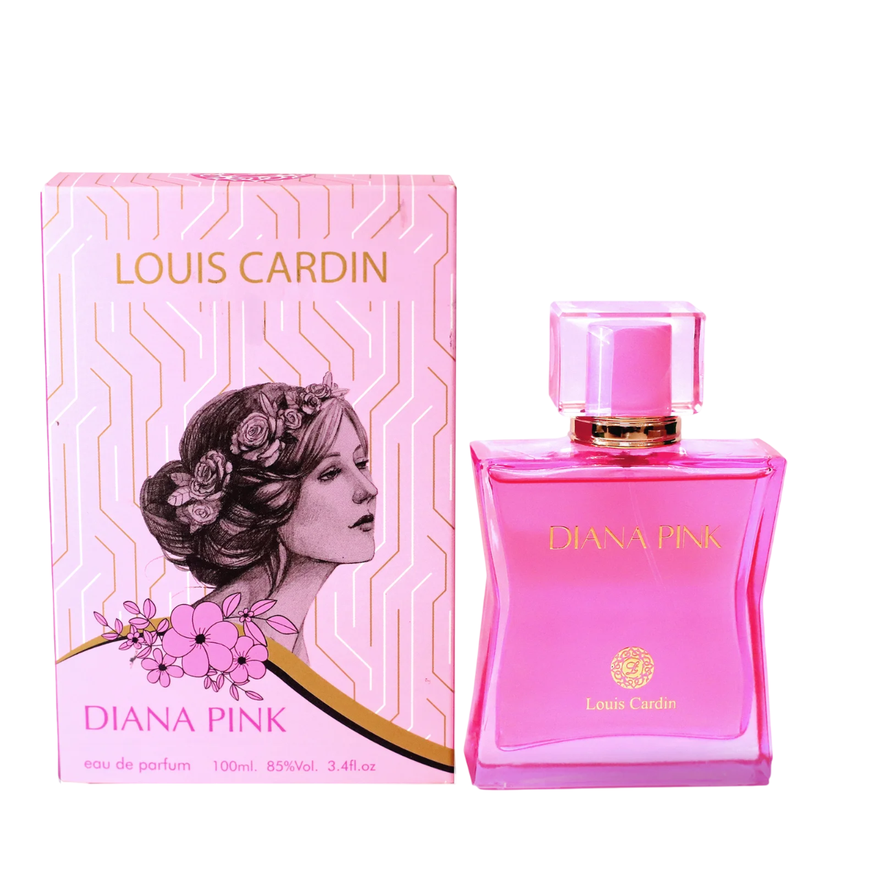Louis Cardin, Diana Pink, Eau De Parfum, For Women, 100 ml