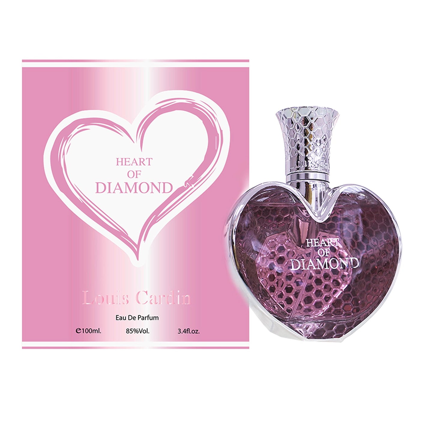 Louis Cardin, Heart Of Diamond, Eau De Parfum, For Women, 100 ml