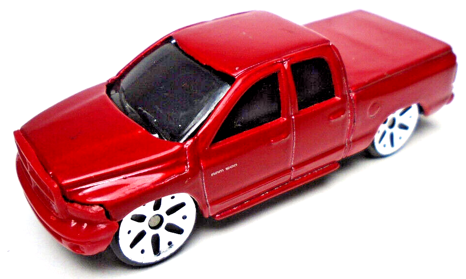 Maisto, Fresh Metal, 2002 Dodge Ram Quad Cab, Toy Car, 11427, Red, 1:64, 3+