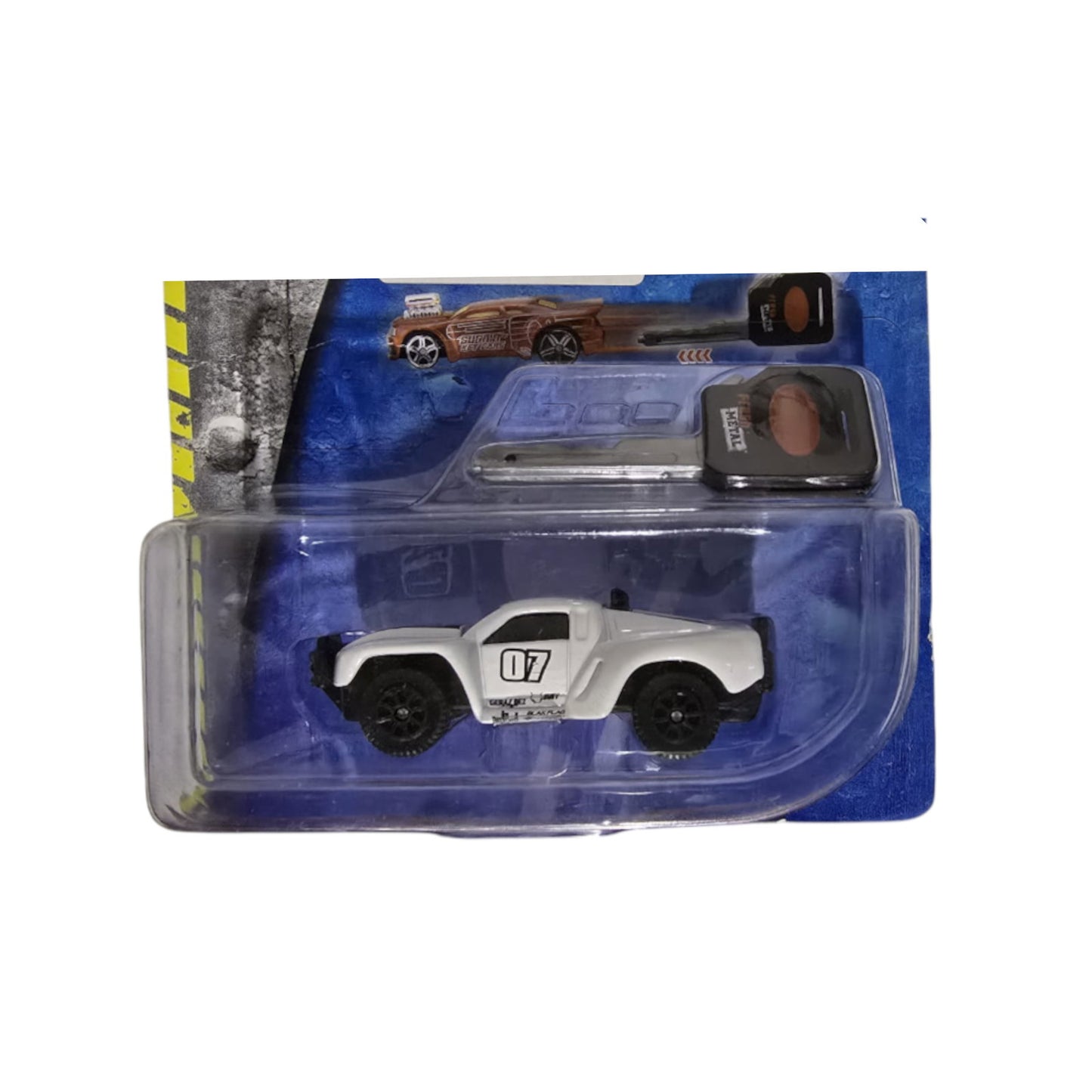 Maisto, Fresh Metal Burnin Key Cars, Toy Car, 111634, White, 3+ years