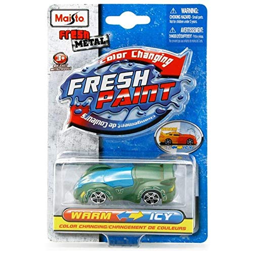 Maisto, Fresh Metal Fresh Paint, Color Changing, Toy Car, Green, 3+