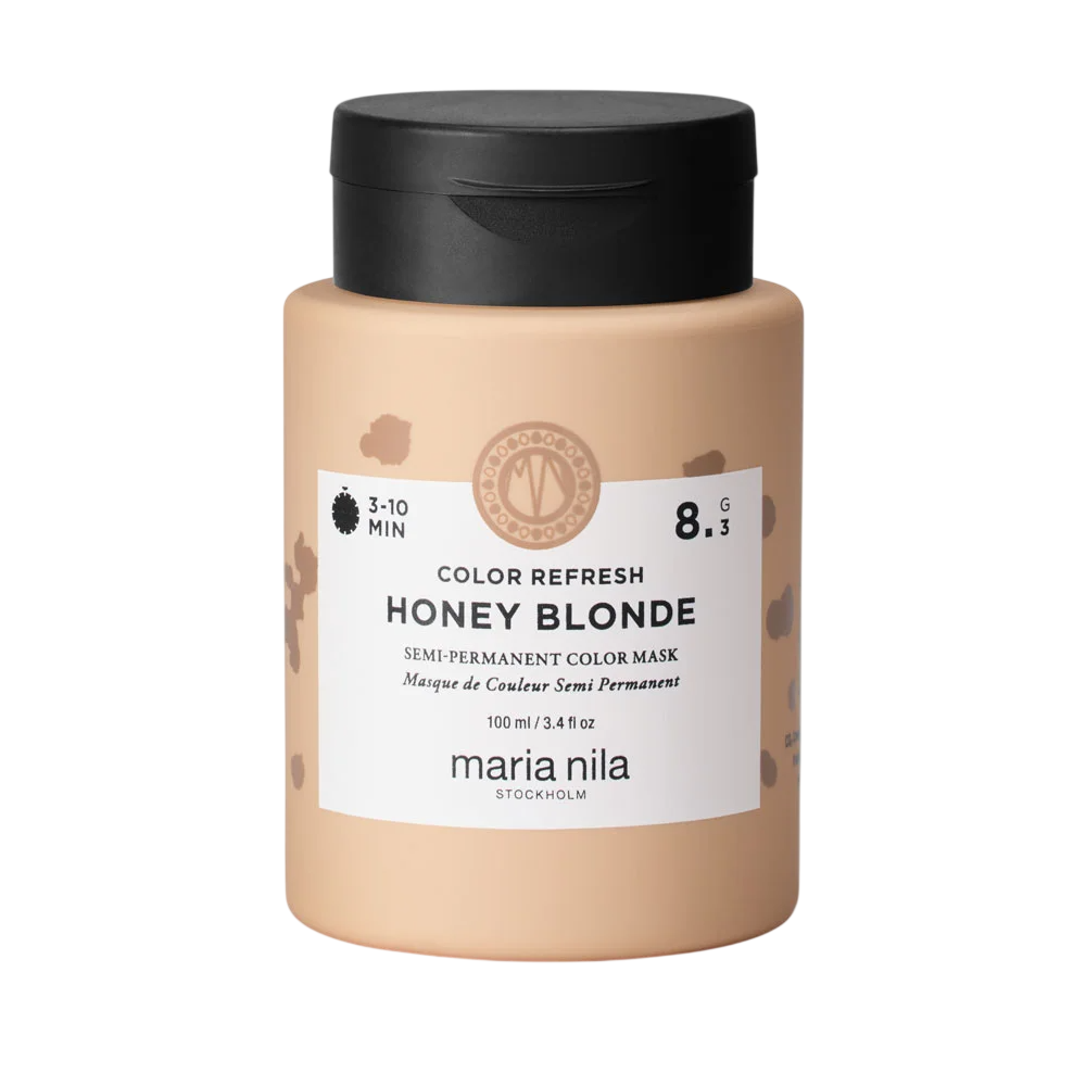Maria Nila, Colour Refresh, Hair Colouring Cream Mask, For Color Refreshing, 8.3 Honey Blonde, 100 ml