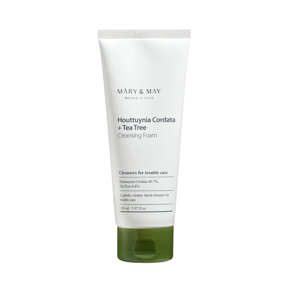 Mary and May, Houttuynia Cordata +Tea Tree, Gentle Cleansing, Cleansing Foam, 150 ml