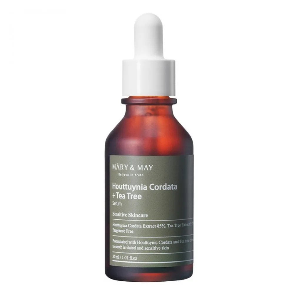 Mary and May, Houttuynia Cordata +Tea Tree, Soothing, Daily, Serum, For Face, 30 ml