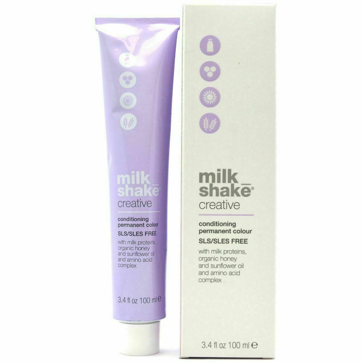 Milk Shake, Creative, SLS/SLES-Free, Permanent Hair Dye, 12.1712AV Ash Violet, 100 ml - view 2