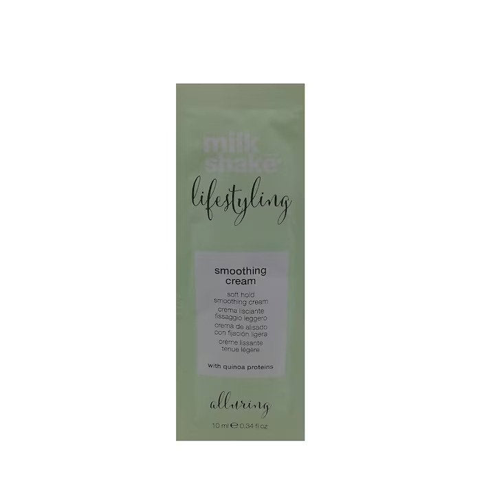 Milk Shake, Lifestyling Smoothing, Quinoa Proteins, Hair Styling Cream, Soft Hold, 10 ml *Sample