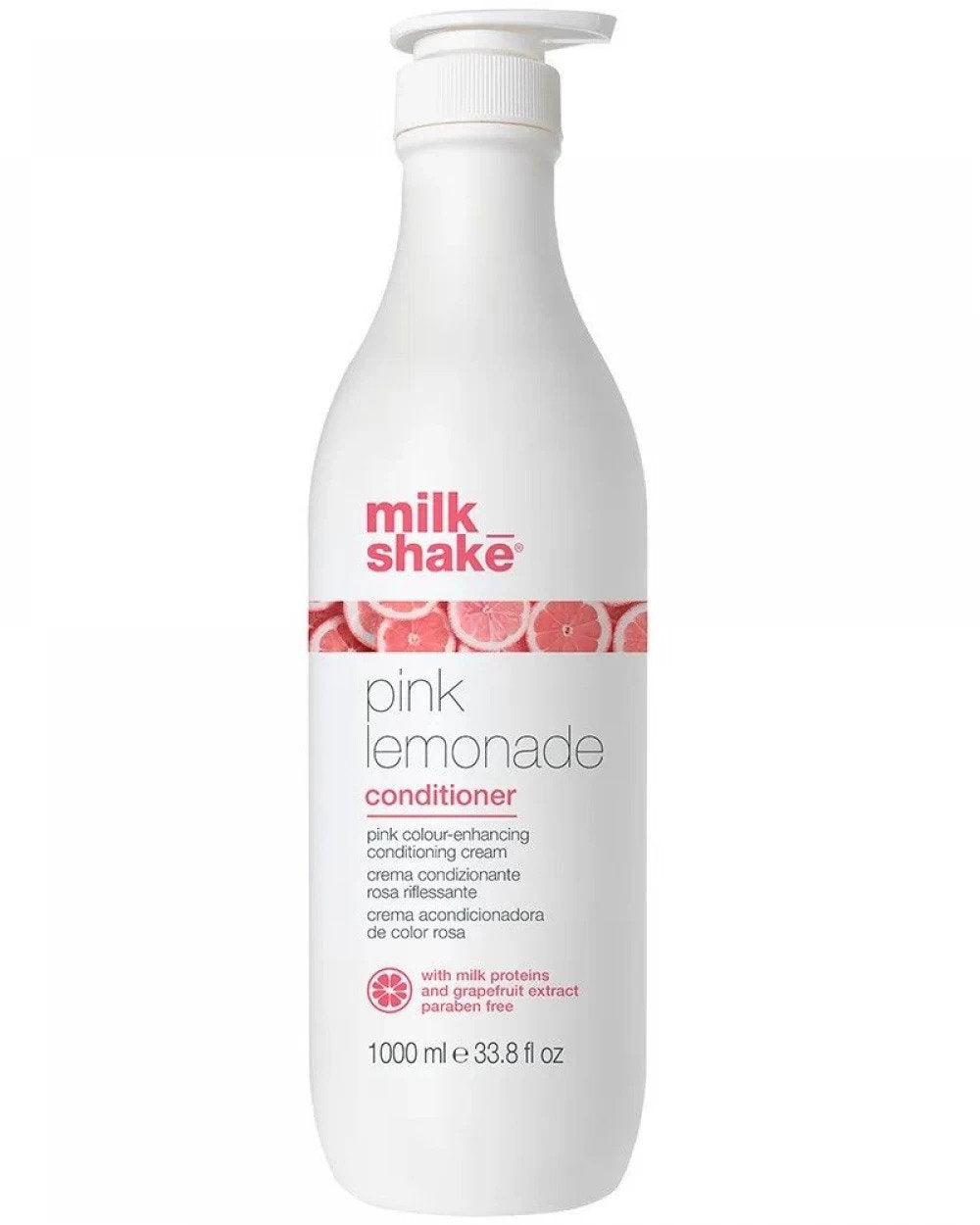 Milk Shake, Pink Lemonade, Milk Proteins, Hair Colour Conditioner, Pink, Colouring, 1000 ml