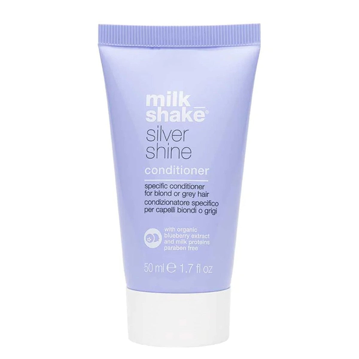 Milk Shake, Silver Shine, Paraben-Free, Hair Conditioner, For Neutralisation Of Yellow Tones, 50 ml