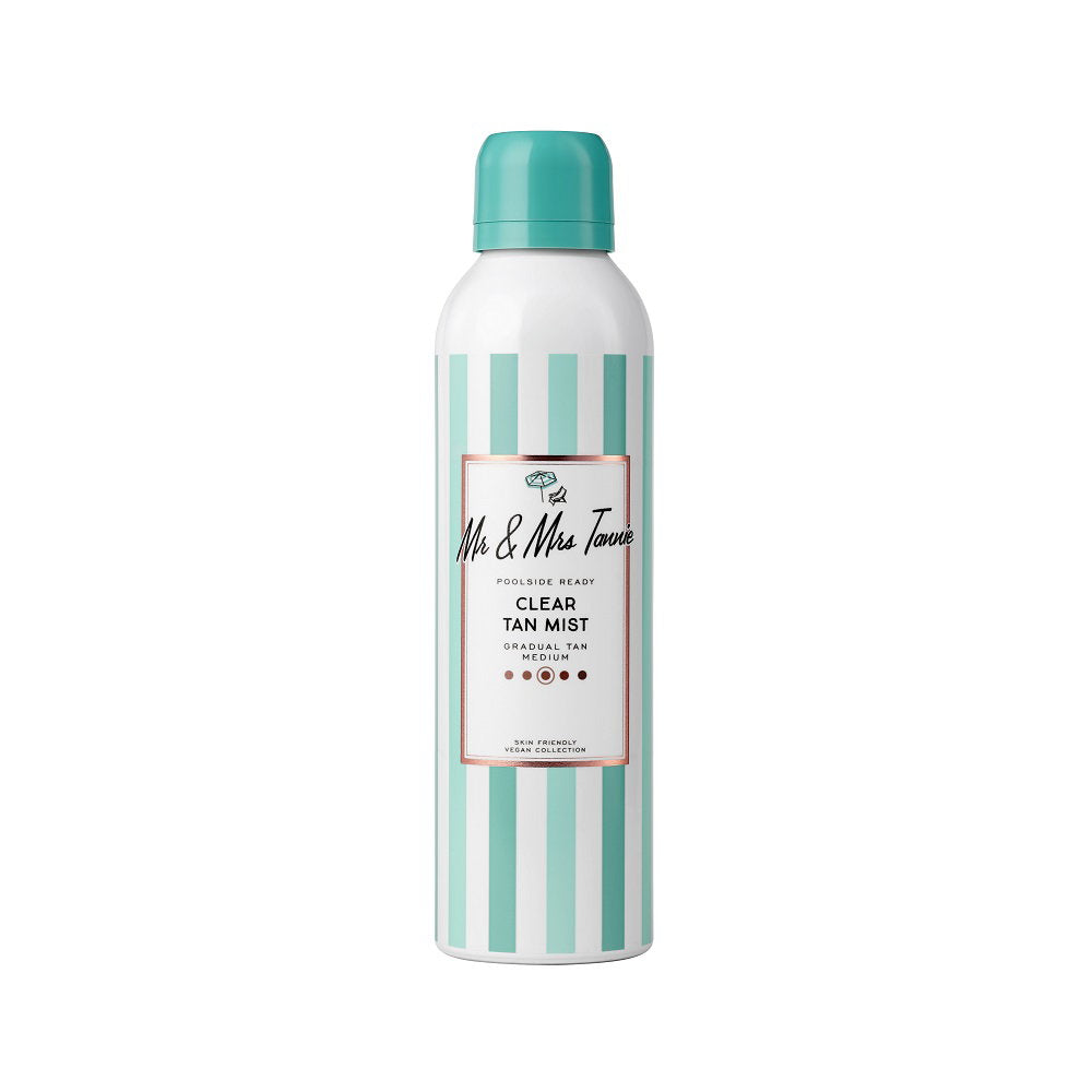 Mr & Mrs Tannie, Clear Tan Mist, Bronzing, Self-Tanning Spray, 200 ml