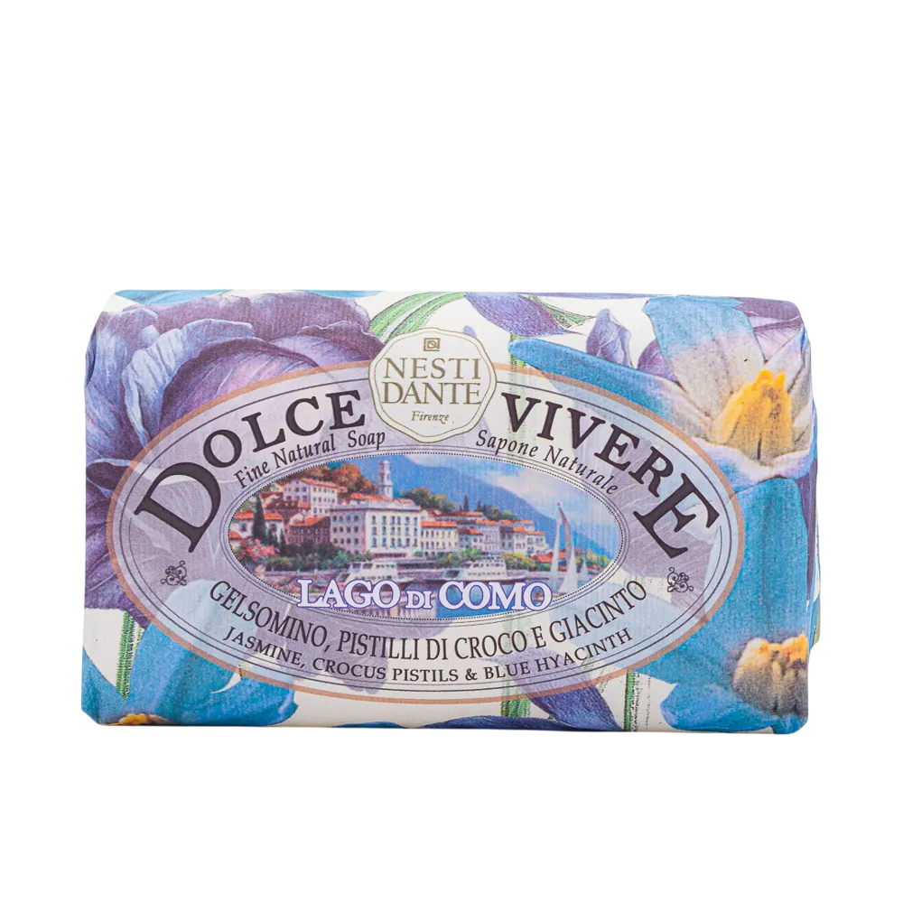 Nesti Dante, Dolce Vivere Lago Di Como, Cleansing & Hydrating, Floral, Scented Soap Bar , 250 g