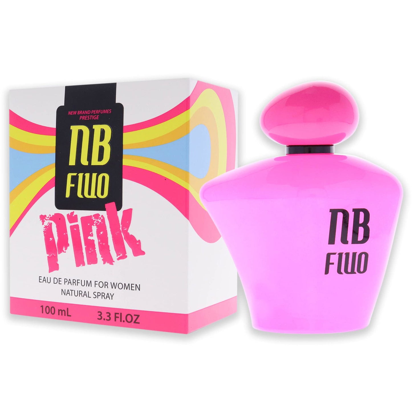 New Brand Prestige, Fluo Pink, Eau De Parfum, For Women, 100 ml
