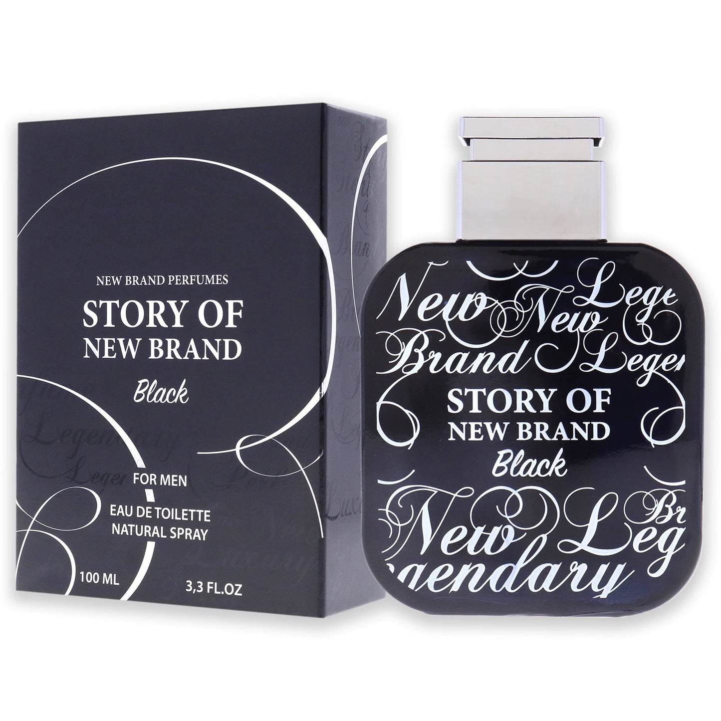 New Brand, Story Of New Brand Black, Eau De Toilette, For Men, 100 ml