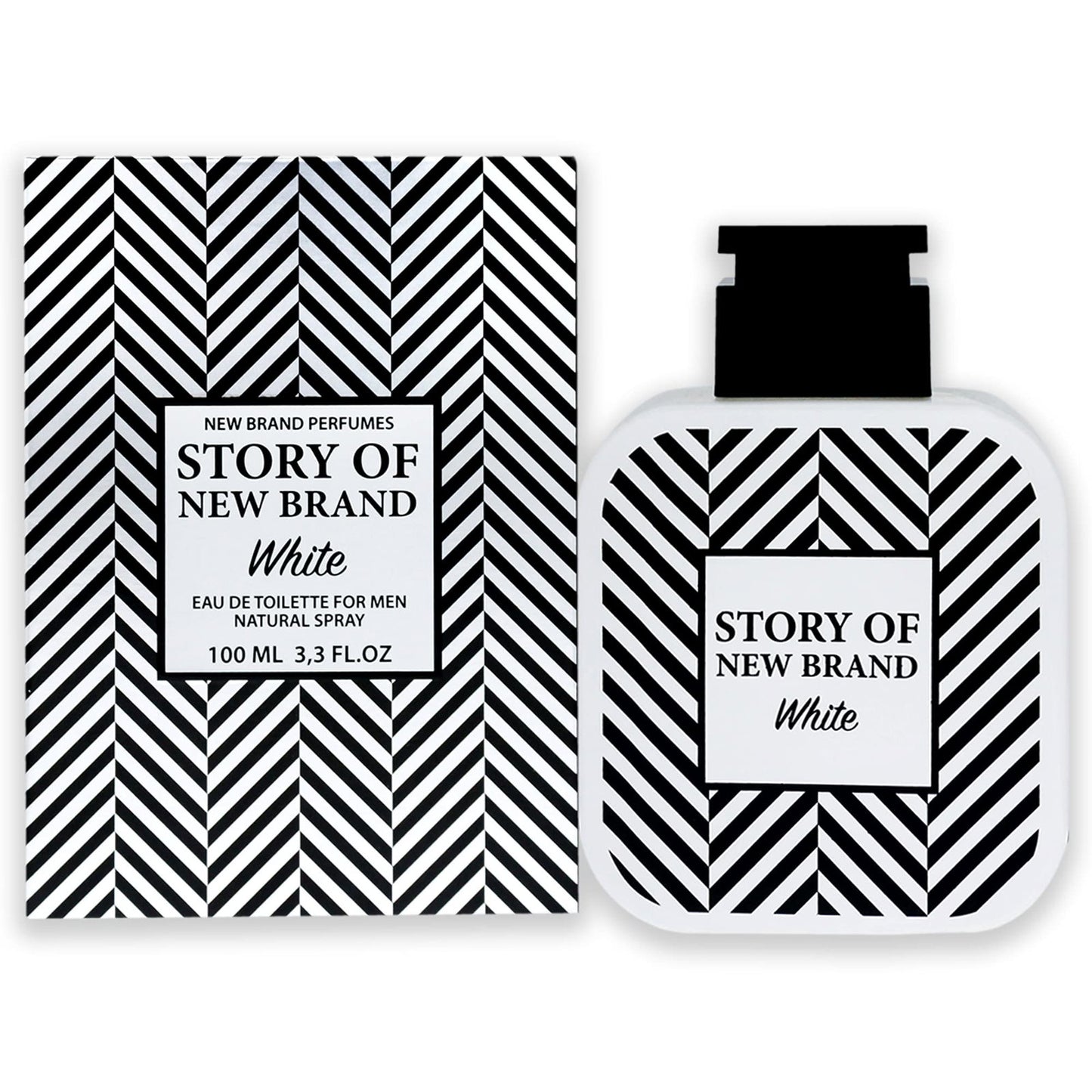 New Brand, Story Of New Brand White, Eau De Toilette, For Men, 100 ml