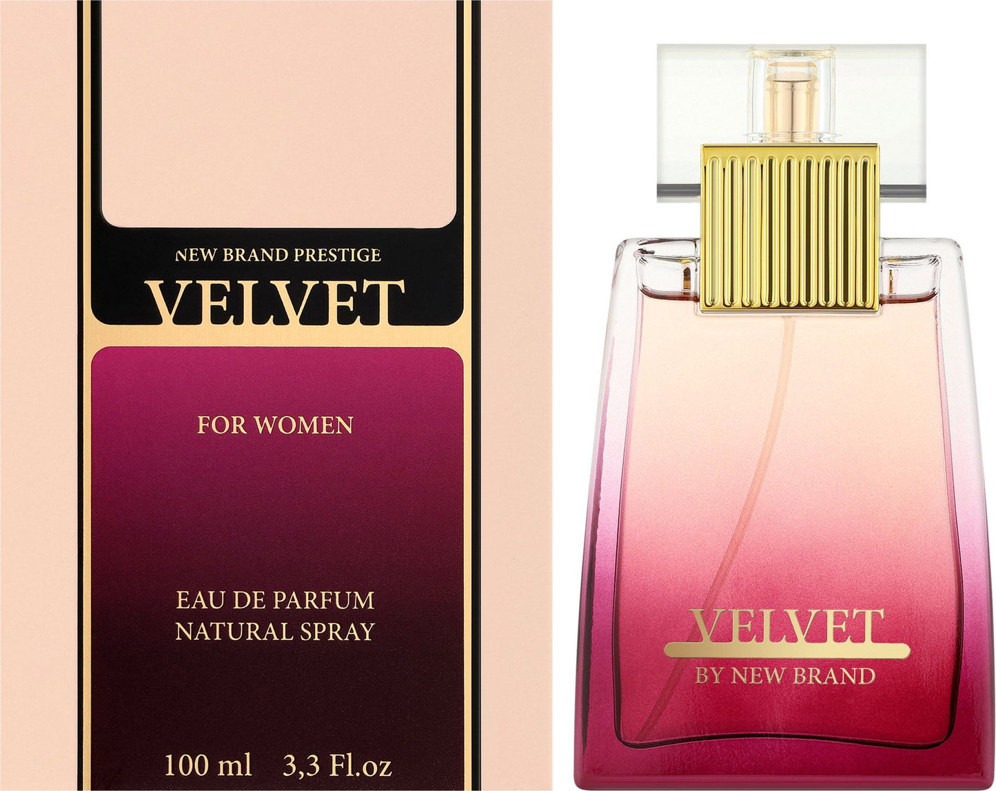 New Brand, Velvet, Eau De Parfum, For Women, 100 ml
