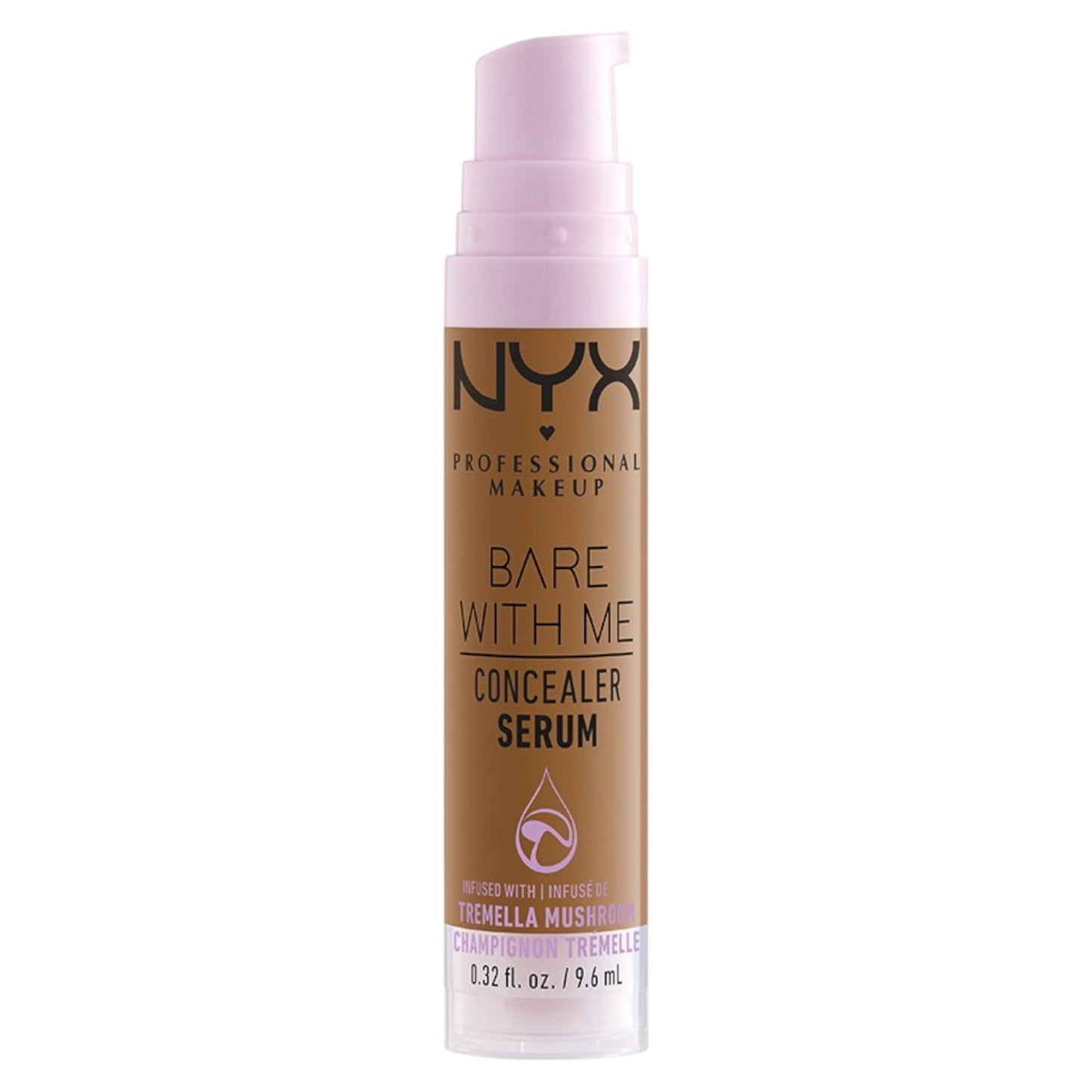 Nyx, Bare With Me, Vegan, Camouflage, Liquid Concealer, 10, Camel, 9.6 ml