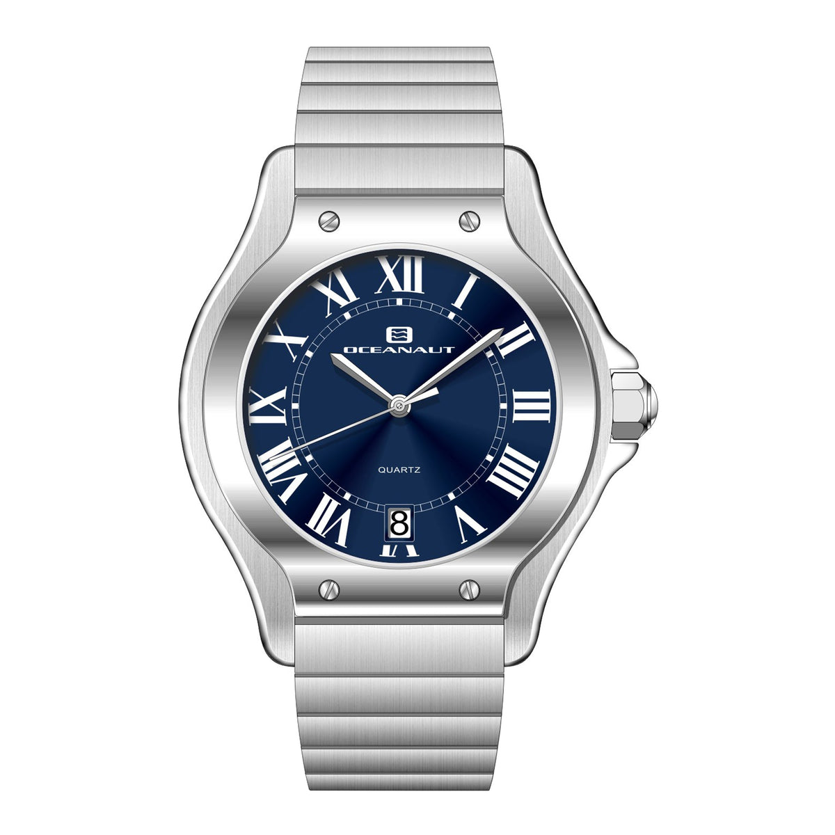 Oceanaut Women's Rayonner Watch 35mm Blue Dial Silver Bracelet (Ref. OC1291)
