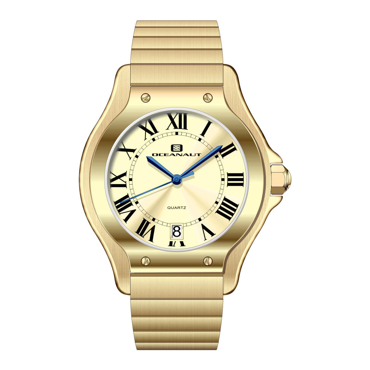 Oceanaut Women's Rayonner Watch 35mm Gold Dial Bracelet