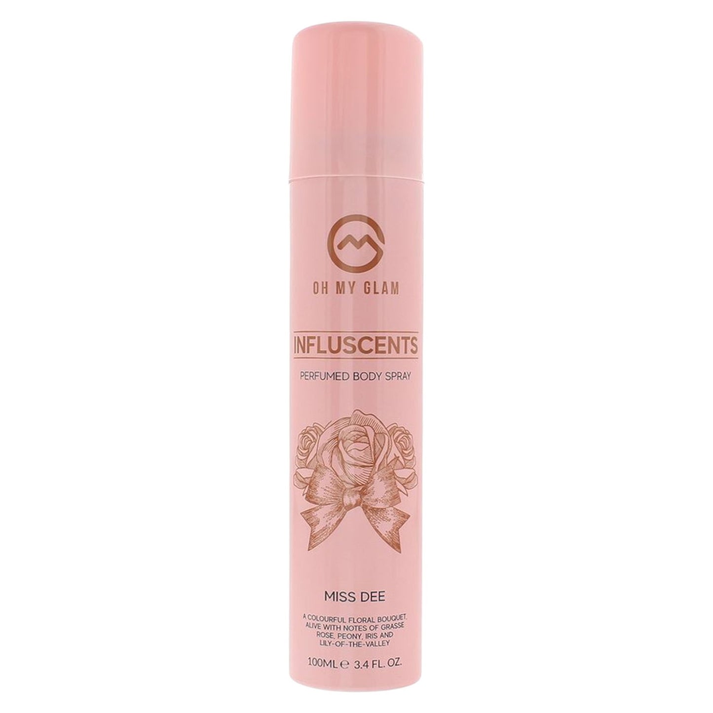 Oh My Glam, Influscent Miss Dee, Body Spray, Lily of the Valley, 100 ml