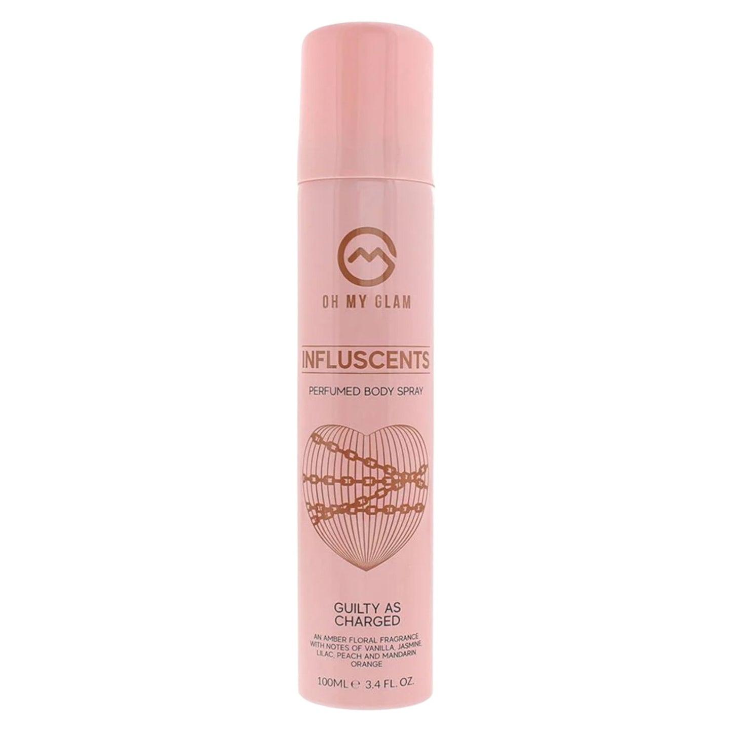 Oh My Glam, Influscents Guilty As Charged, Body Spray, 100 ml