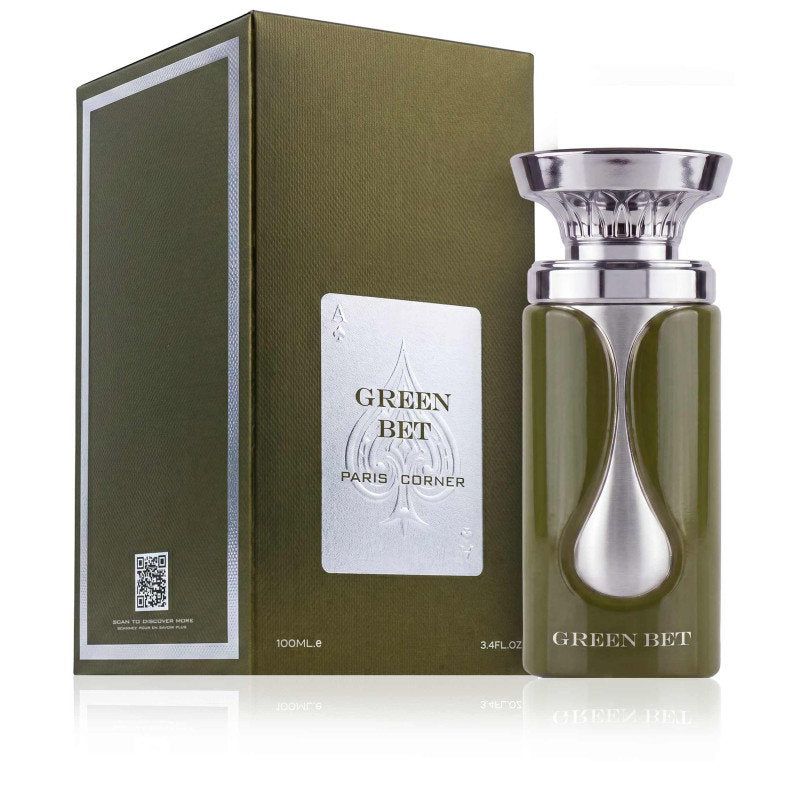 Paris Corner, Green Bet, Eau De Parfum, For Women, 100 ml