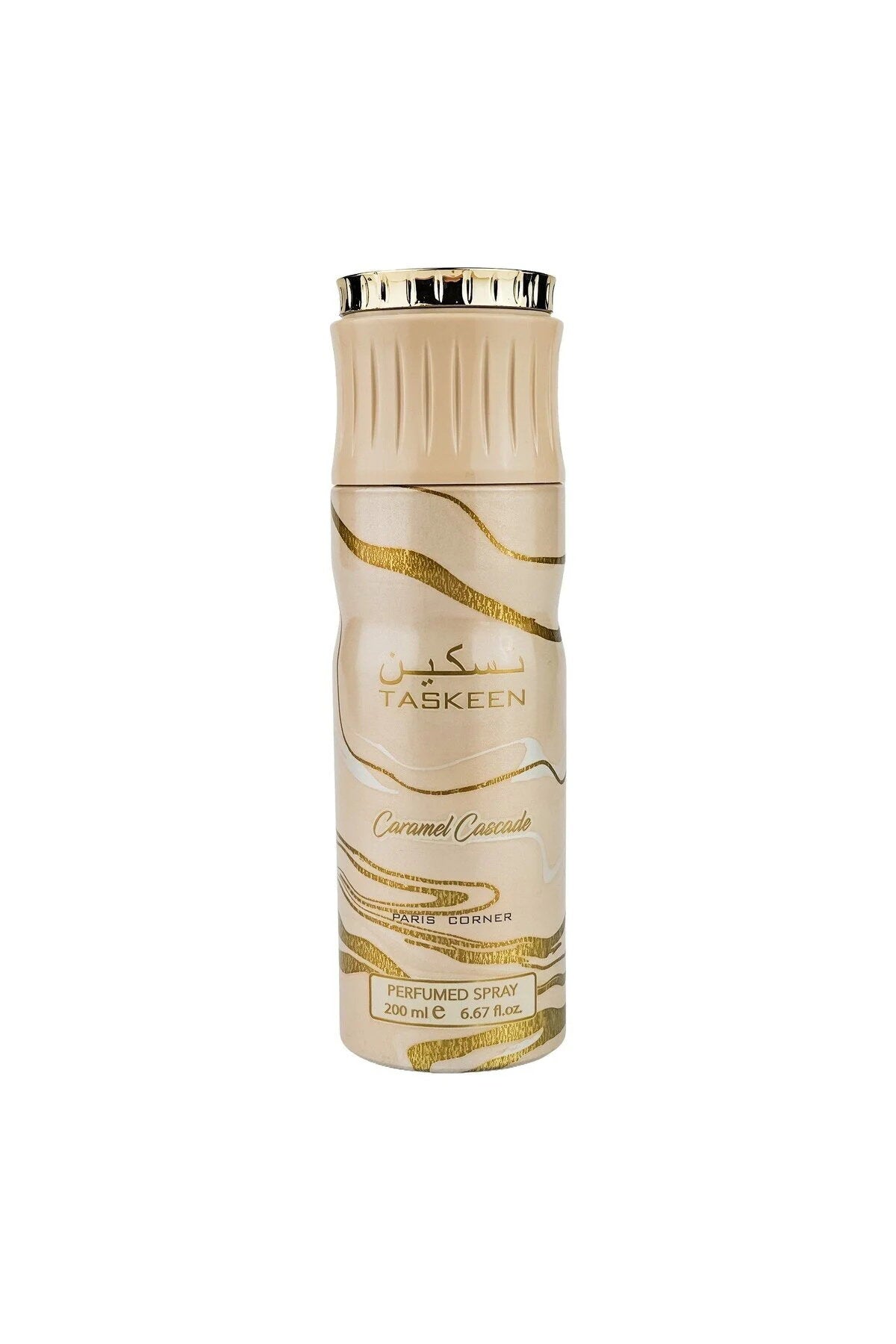 Paris Corner, Taskeen Caramel Cascade, Deodorant Spray, Unisex, 200 ml
