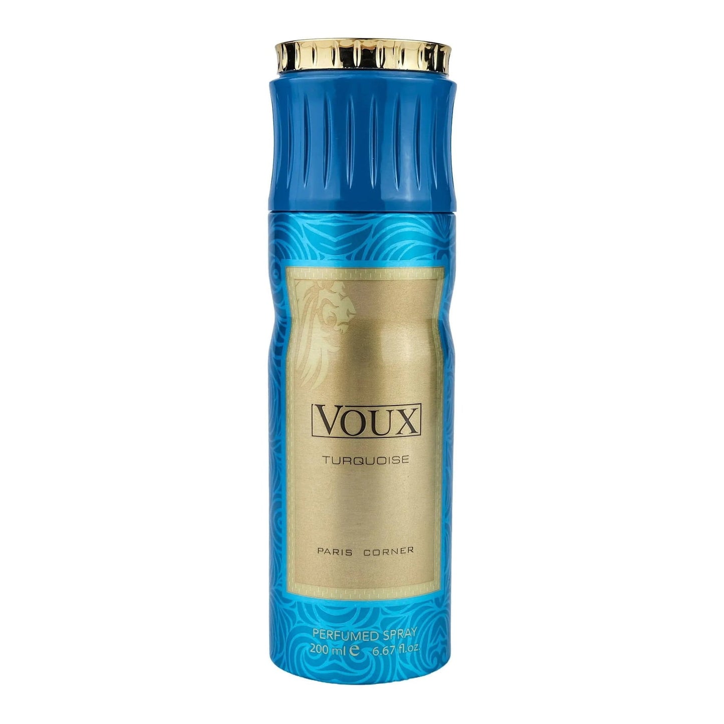 Paris Corner, Voux Turquoise, Deodorant Spray, Unisex, 200 ml