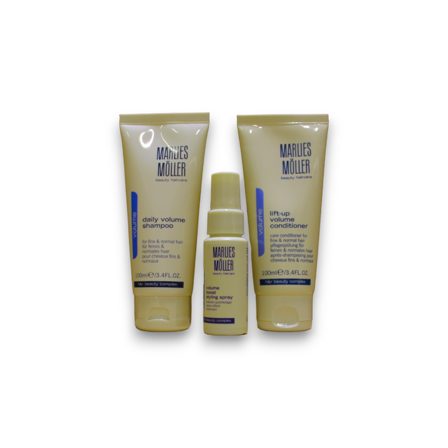 Perfect Volume Set Marlies Moller: Daily Volume, Hair Shampoo, 100 ml + Lift-Up, Hair Conditioner - view 2