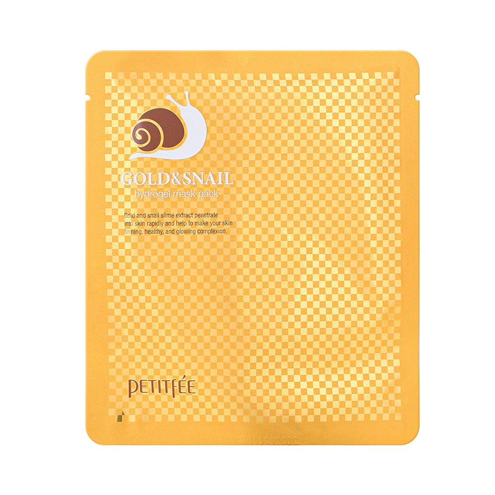 Petitfee, Gold & Snail, Glow Firming, Sheet Mask, For Face, 32 g