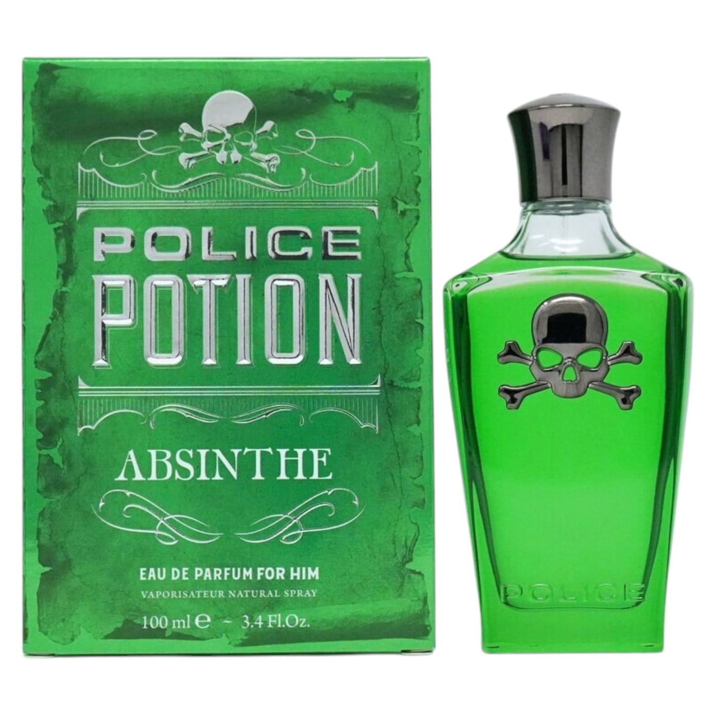 Police, Potion Absinthe, Eau De Parfum, For Men, 100 ml