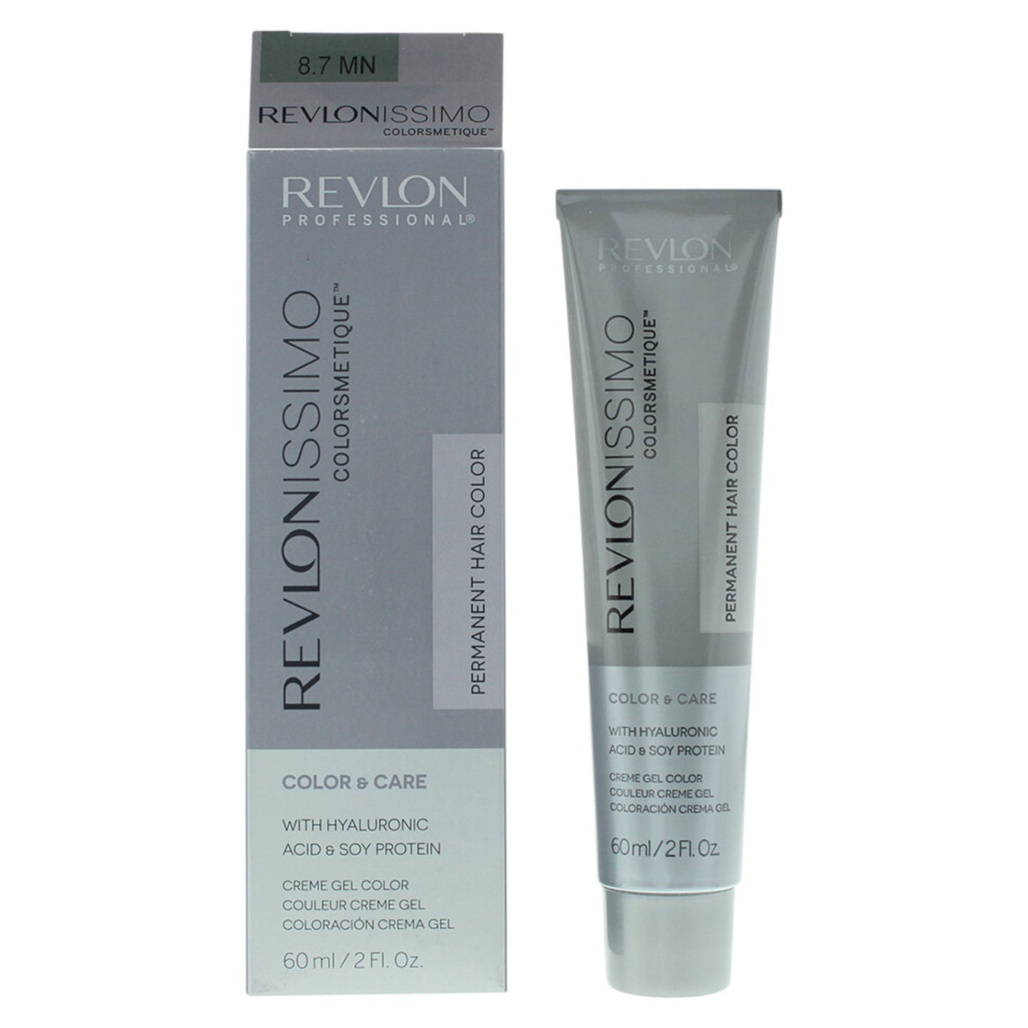 Revlon, Revlonissimo Colorsmetique, Hyaluronic Acid, Permanent Hair Dye, 8.7MN Light Blonde Maximum, 60 ml