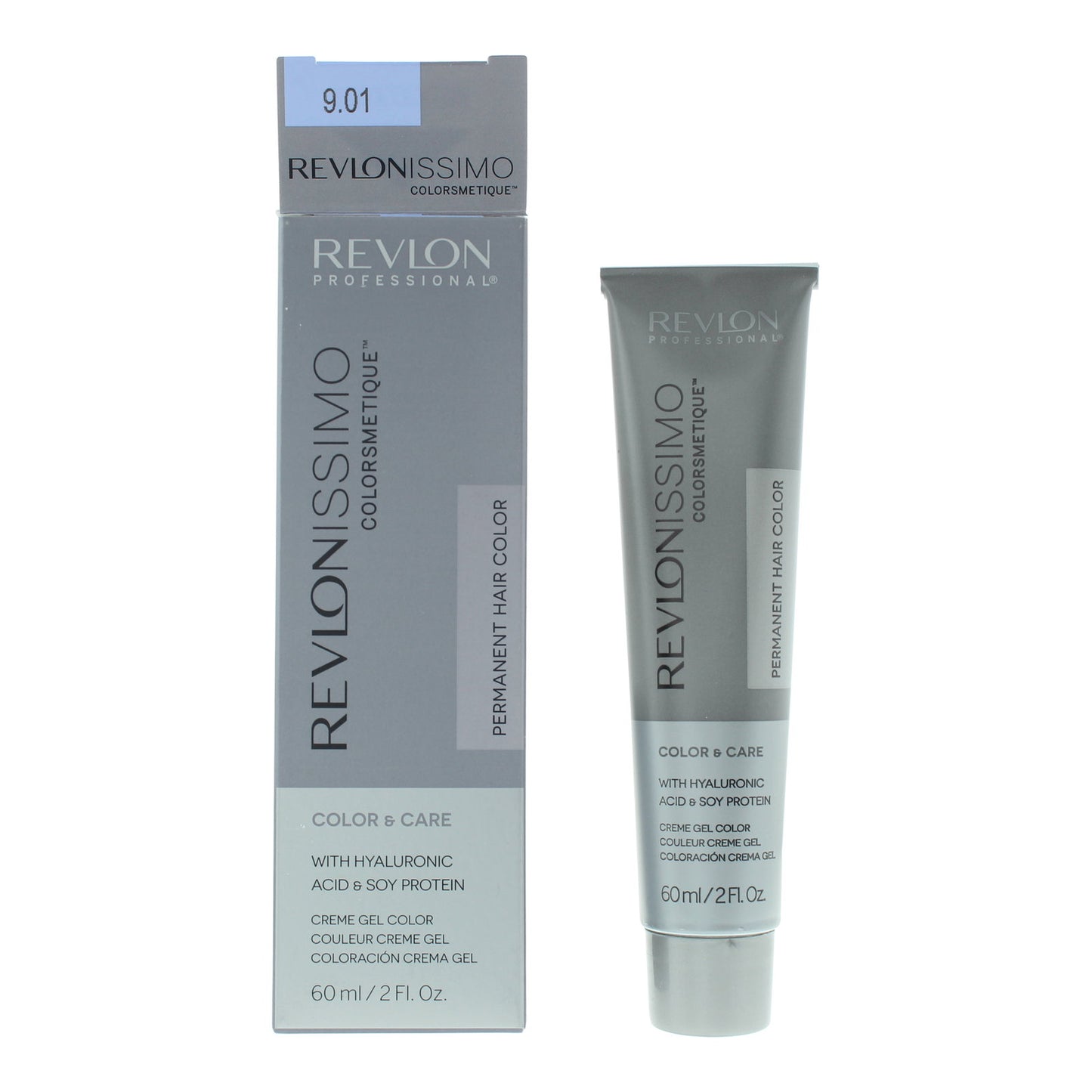 Revlon, Revlonissimo Colorsmetique, Permanent Hair Dye, 9.01 Very Light Natural Ash Blonde, 60 ml