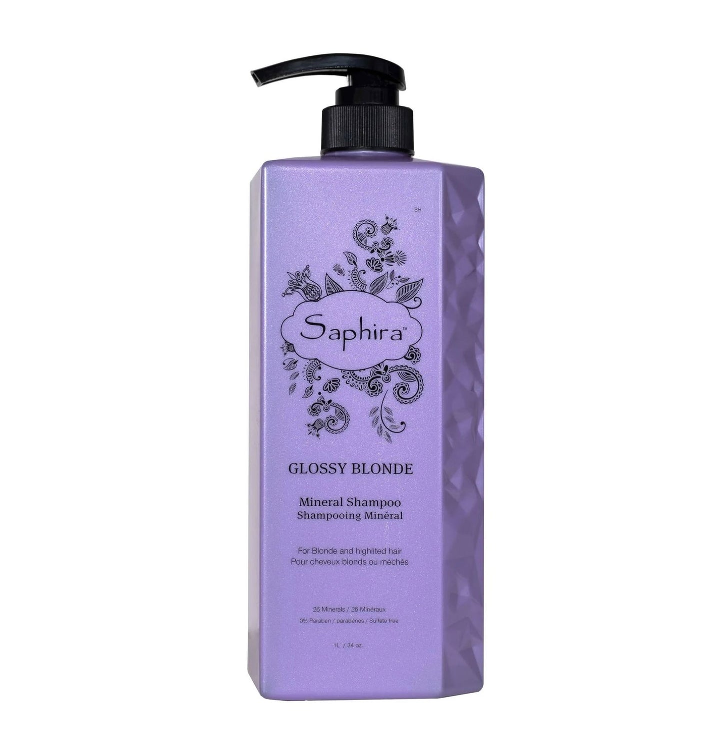 Saphira, Glossy Blonde, Rich In Minerals, Hair Colour Shampoo, For Blonde Hair, Blonde, 1000 ml
