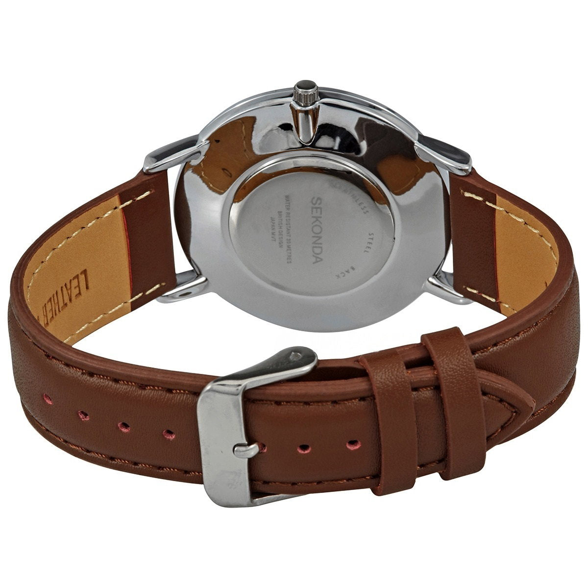 Sekonda, Sekonda, Quartz Leather Strap Watch, 1347.84, For Men - view 3