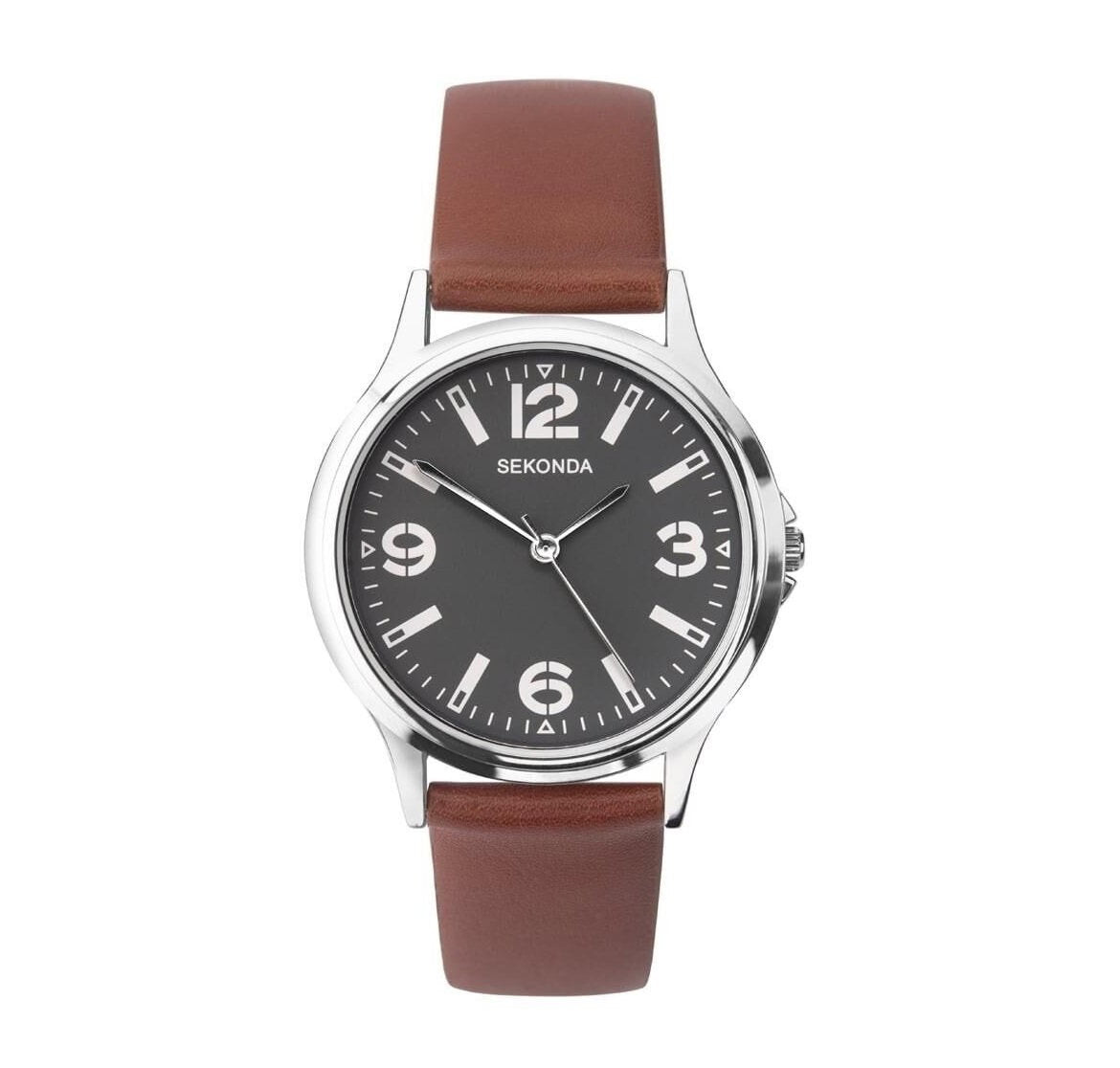 Sekonda, Sekonda, Quartz Leather Strap Watch, 1682.82, For Men