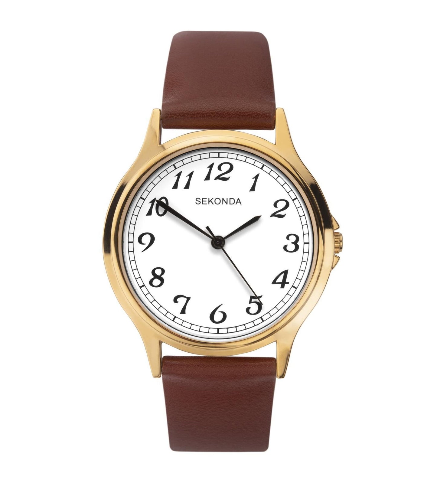 Sekonda, Sekonda, Quartz Leather Strap Watch, 1684.82, For Men