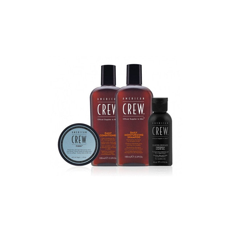 Essential Set American Crew: Daily, Hair Conditioner, For Moisturizing, 100 ml + Daily, Hair Shampoo