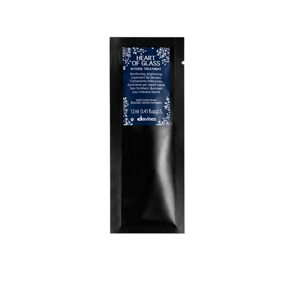 Set, Davines, Heart of Glass Intense, Hair Treatment Cream Mask, Brightening, 12 pcs, 12 ml