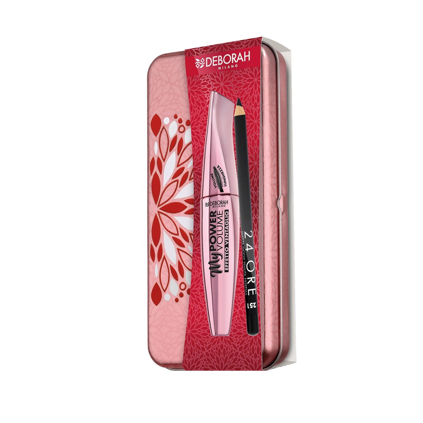 Set Deborah: 24H Extra, Gel Pencil Eyeliner, Black, 1.5 g + My Power, Waterproof, Volumizing - view 2