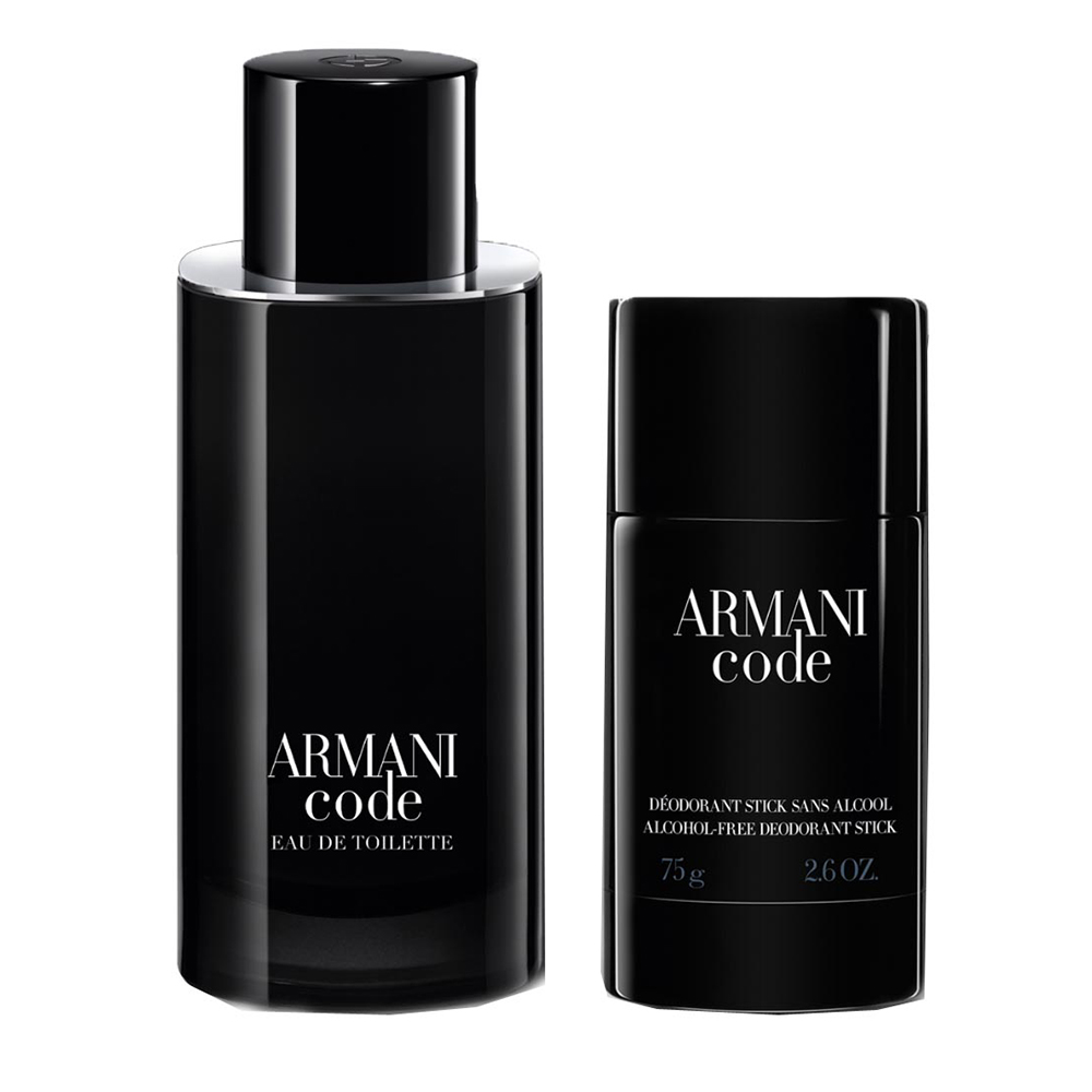 Set Giorgio Armani: Code, Eau De Toilette, For Men, 125 ml + Code, Anti-Perspirant, Deodorant Stick, For Men, 75 g