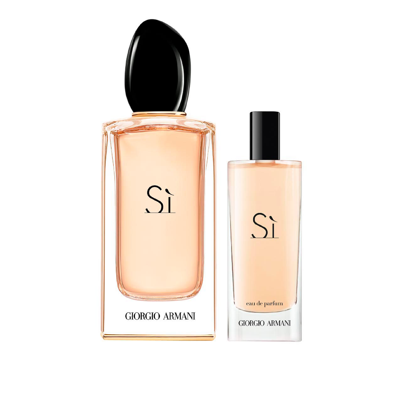 Set Giorgio Armani: Si, Eau De Parfum, For Women, 100 ml + Si, Eau De Parfum, For Women, 15 ml