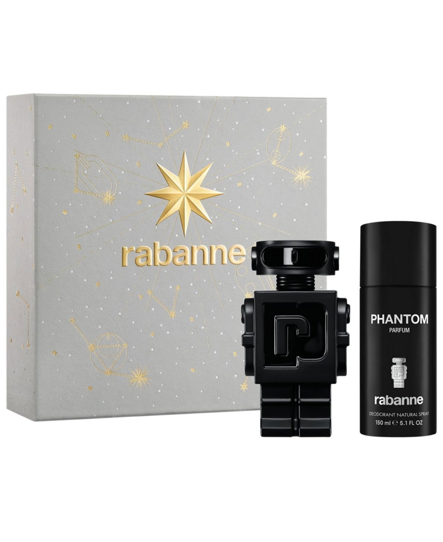 Set Paco Rabanne: Phantom, Eau De Parfum, For Men, 100 ml + Phantom, Deodorant Spray, For Men, 150 ml
