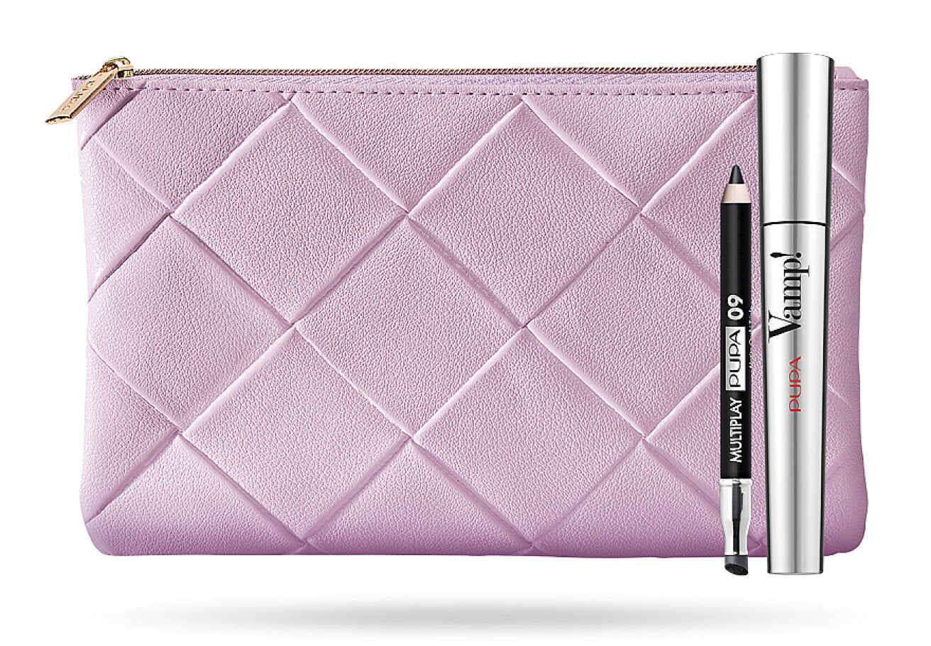 Set Pupa: Vamp!, Paraben-Free, Extra Volume, Mascara, 100, Black, 9 ml + Multiplay, Double-Ended, Eyeshadow &