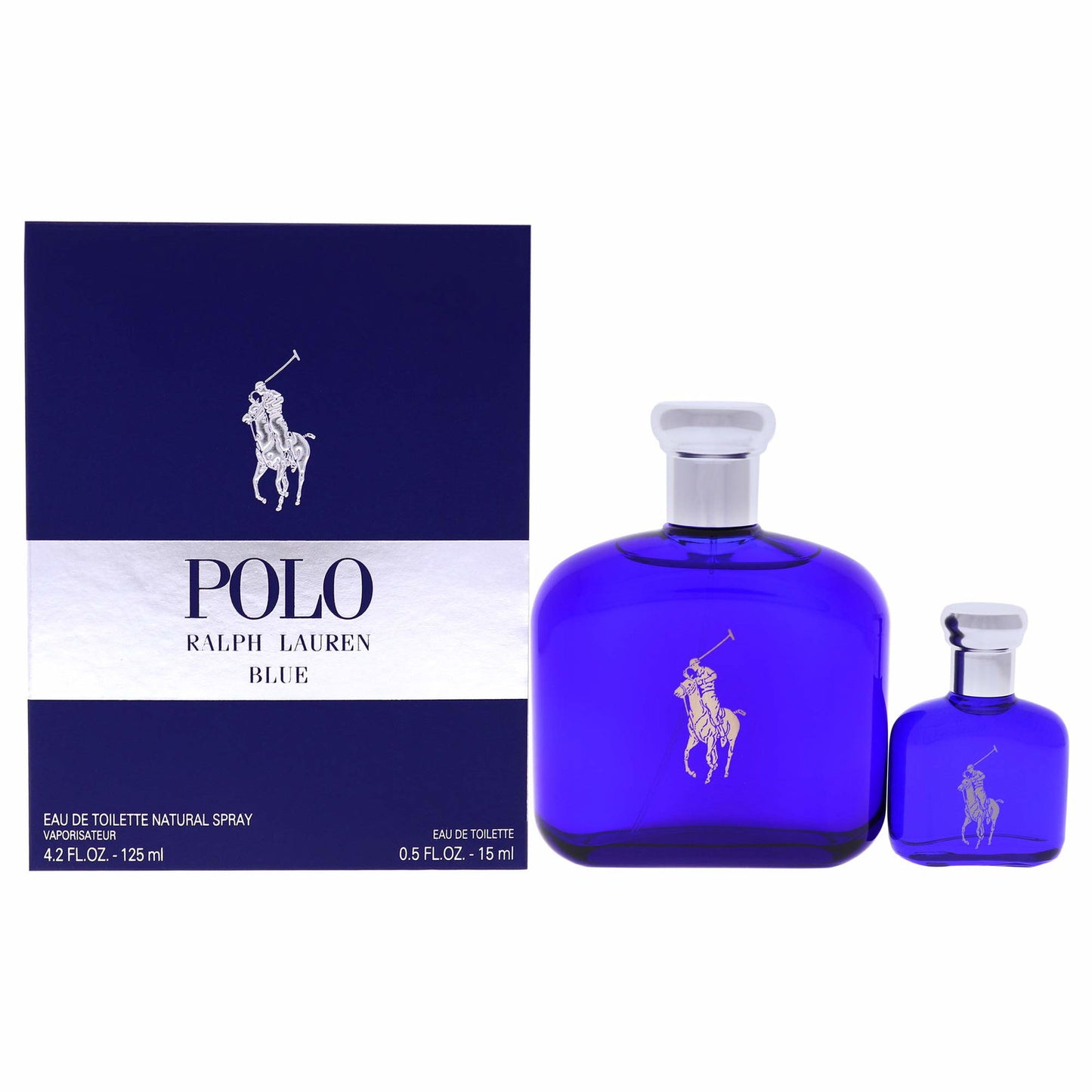 Set Ralph Lauren: Polo Blue, Eau De Toilette, For Men, 125 ml + Polo Blue, Eau De Toilette, For Men, 15 ml *Miniature