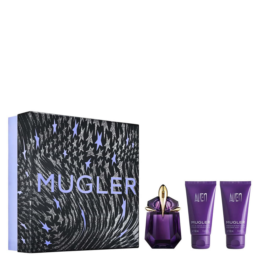 Set Thierry Mugler: + Alien, Shower Gel, All Skin Types, 50 ml + Alien, Hydrating, Body Lotion, 50 ml