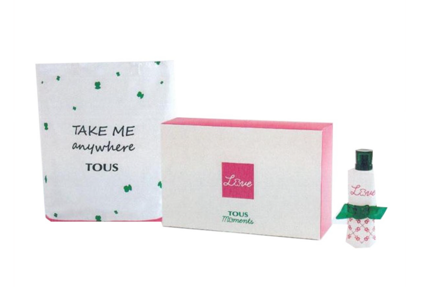 Take Me Anywhere Set Tous: Love Moments, Eau De Toilette, For Women, 90 ml + Love Moments, Textile Bag