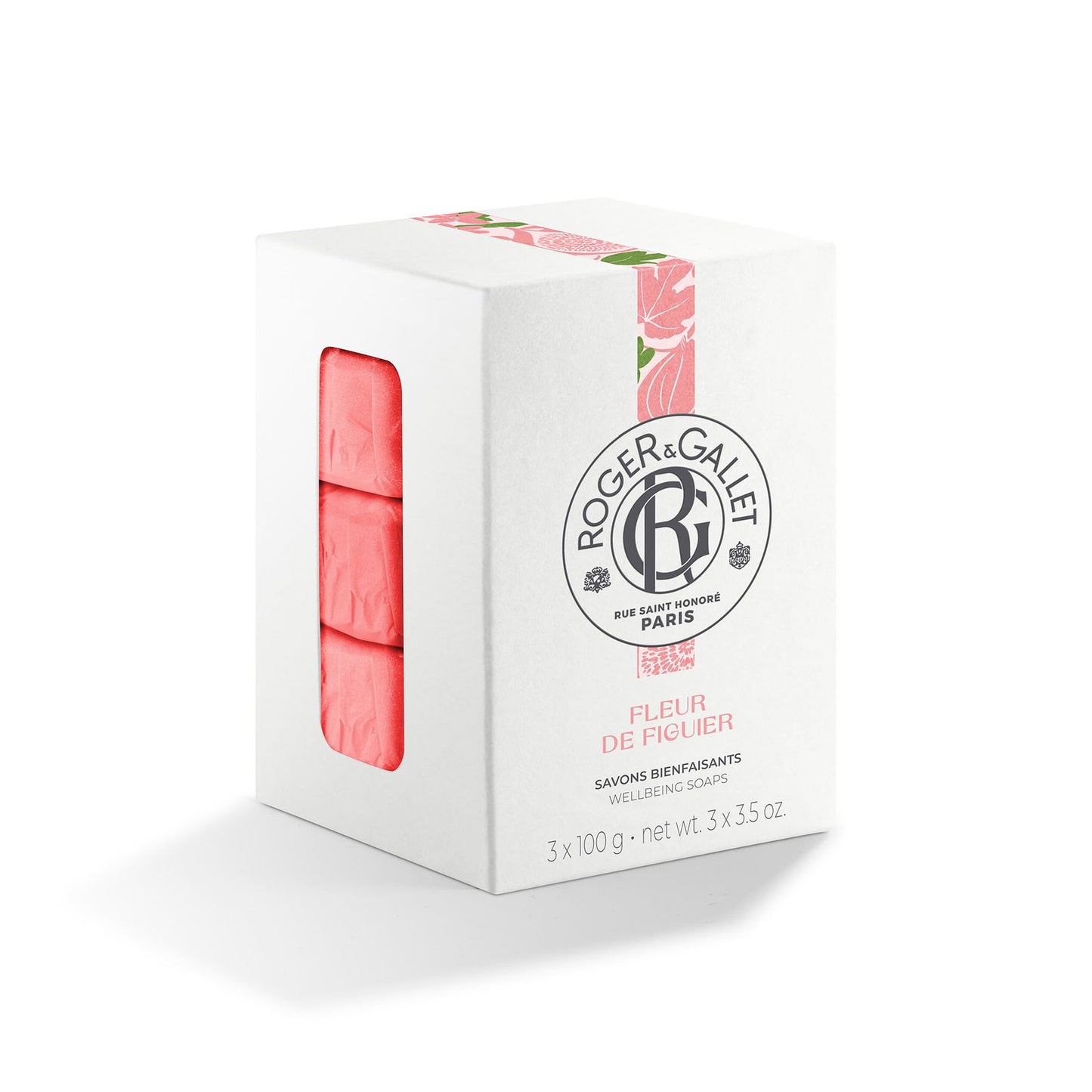 Set Trio, Roger & Gallet, Fleur De Figuier, Soap Bar, 3x, 100 g