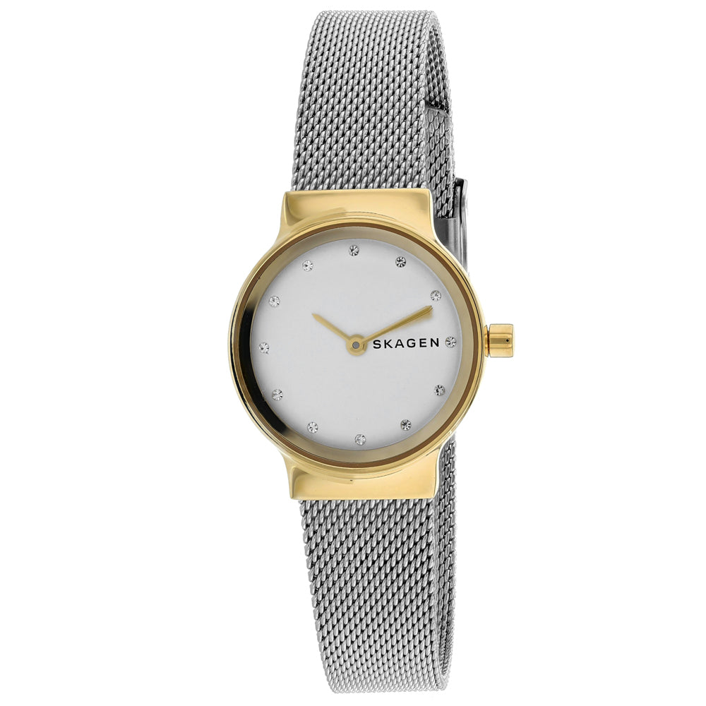 Skagen Women's Freja Watch 26mm White Dial Silver Bracelet (Ref. SKW2666)